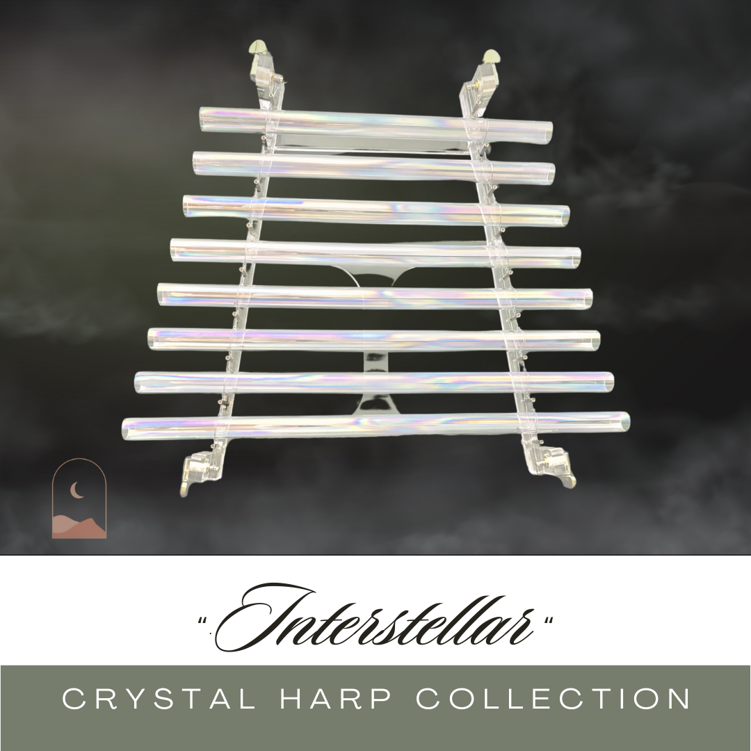 "Interstellar" Crystal Harp